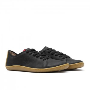 Vivobarefoot Addis Soul of Africa Erkek Bağcıklı Ayakkabı Siyah | ZYF806432