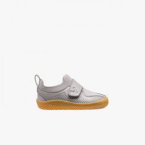 Vivobarefoot Primus Knit II Toddlers Çocuk Koşu Ayakkabısı Gri | OFG365278