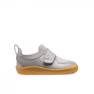 Vivobarefoot Primus Knit II Toddlers Çocuk Koşu Ayakkabısı Gri | RAI185609