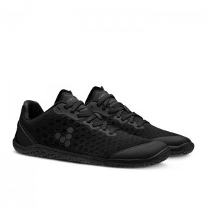 Vivobarefoot Stealth III Erkek Koşu Ayakkabısı Koyu Siyah | IPF816257