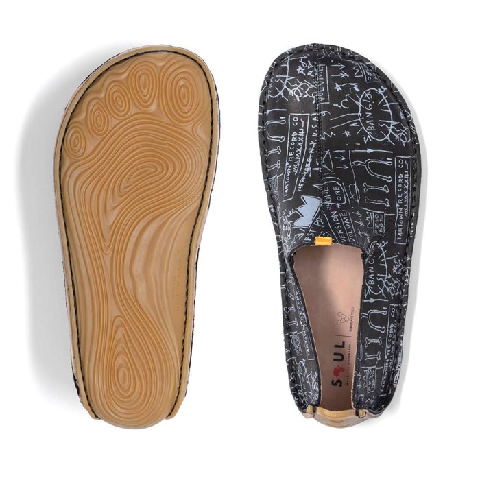Vivobarefoot Ababa Basquiat Kadın Espadril Ayakkabı Siyah | IVM274510