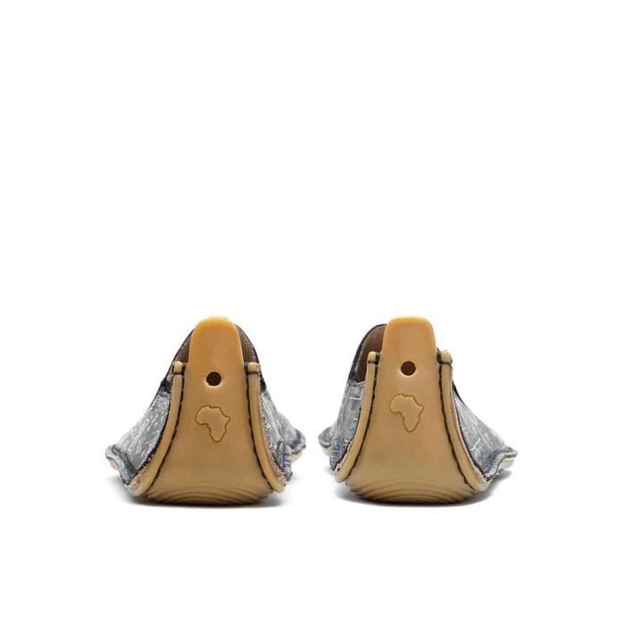 Vivobarefoot Ababa Basquiat Kadın Espadril Ayakkabı Siyah | IVM274510