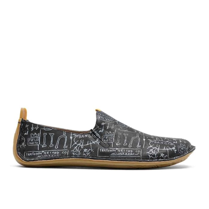 Vivobarefoot Ababa Basquiat Kadın Espadril Ayakkabı Siyah | IVM274510