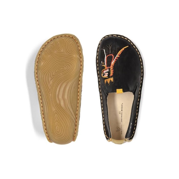 Vivobarefoot Ababa Basquiat Çocuk Koşu Ayakkabısı Siyah | ZGL135964