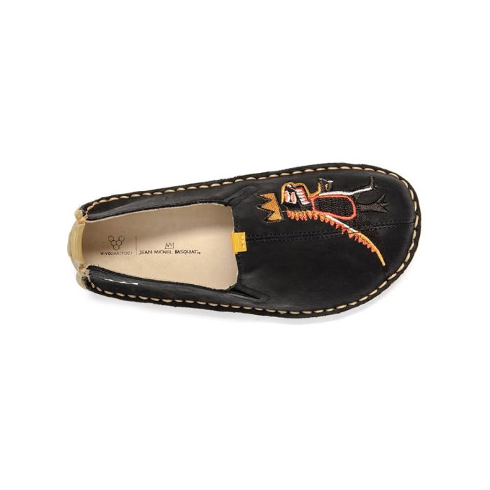 Vivobarefoot Ababa Basquiat Çocuk Koşu Ayakkabısı Siyah | ZGL135964