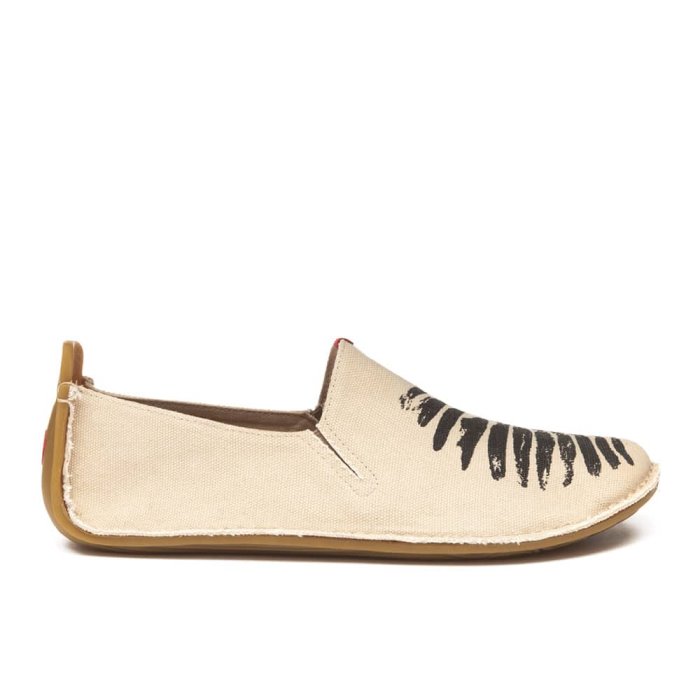 Vivobarefoot Ababa Canvas Soul of Africa Kadın Koşu Ayakkabısı Bej Rengi | KAI869432