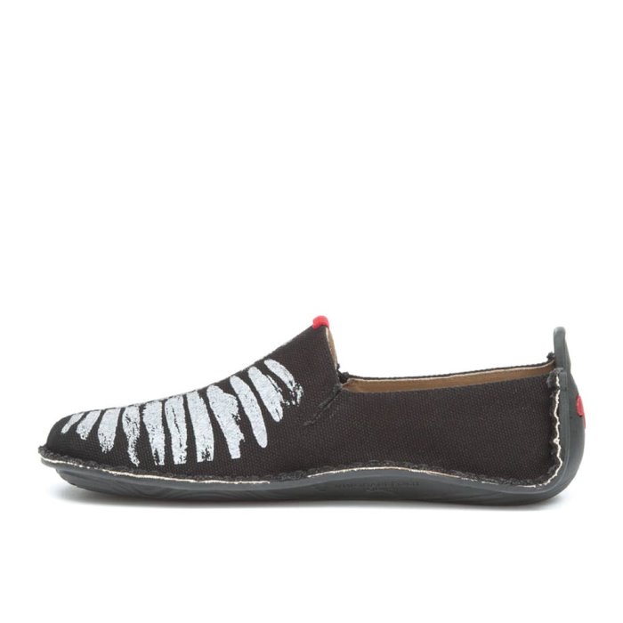 Vivobarefoot Ababa Canvas Soul of Africa Kadın Koşu Ayakkabısı Siyah | UTP153082