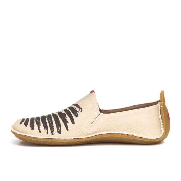 Vivobarefoot Ababa Canvas Soul of Africa Kadın Espadril Ayakkabı Bej Rengi | BVA971604