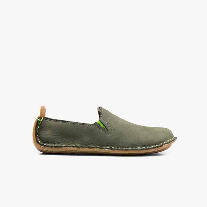 Vivobarefoot Ababa Leather Çocuk Günlük Ayakkabı Yeşil | WZO681075