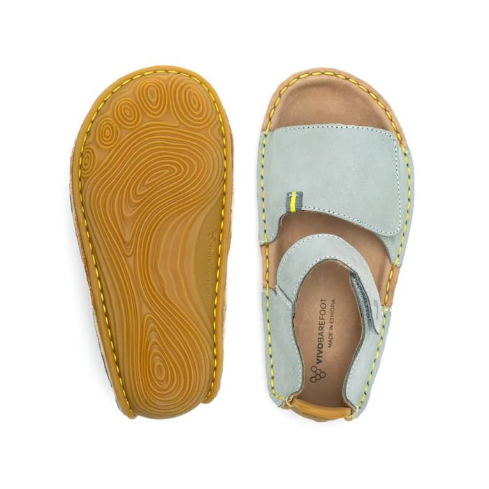 Vivobarefoot Ababa Sandal II Çocuk Sandalet Gri | OXS976218