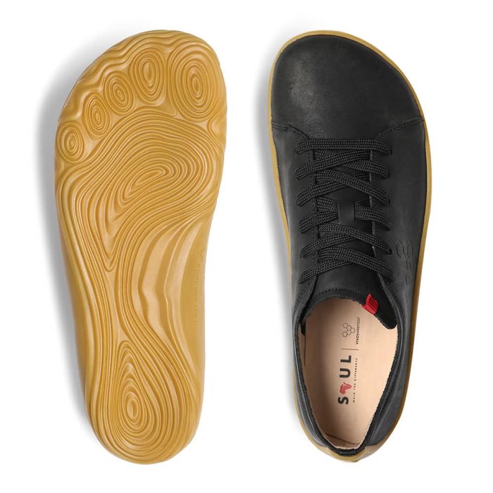 Vivobarefoot Addis Soul of Africa Kadın Bağcıklı Ayakkabı Siyah | RZU314950