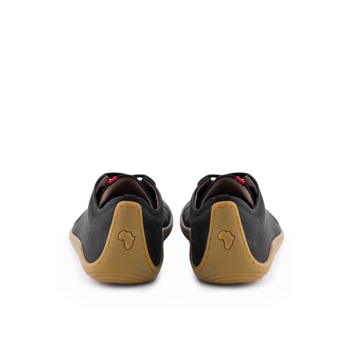 Vivobarefoot Addis Soul of Africa Kadın Bağcıklı Ayakkabı Siyah | QRY195760