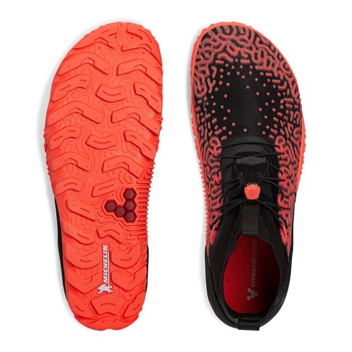 Vivobarefoot Esc Tempest Kadın Koşu Ayakkabısı Siyah Mercan | GVW274639