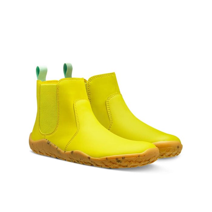 Vivobarefoot Fulham II Juniors Çocuk Chelsea Bot Sarı | LSE069148