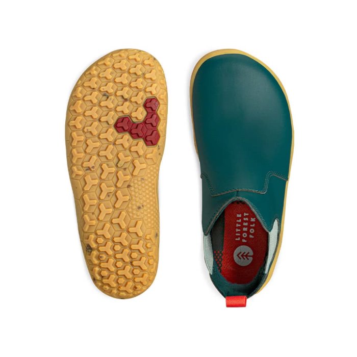 Vivobarefoot Fulham II Little Forest Folk Çocuk Chelsea Bot Mavi | NMY738624
