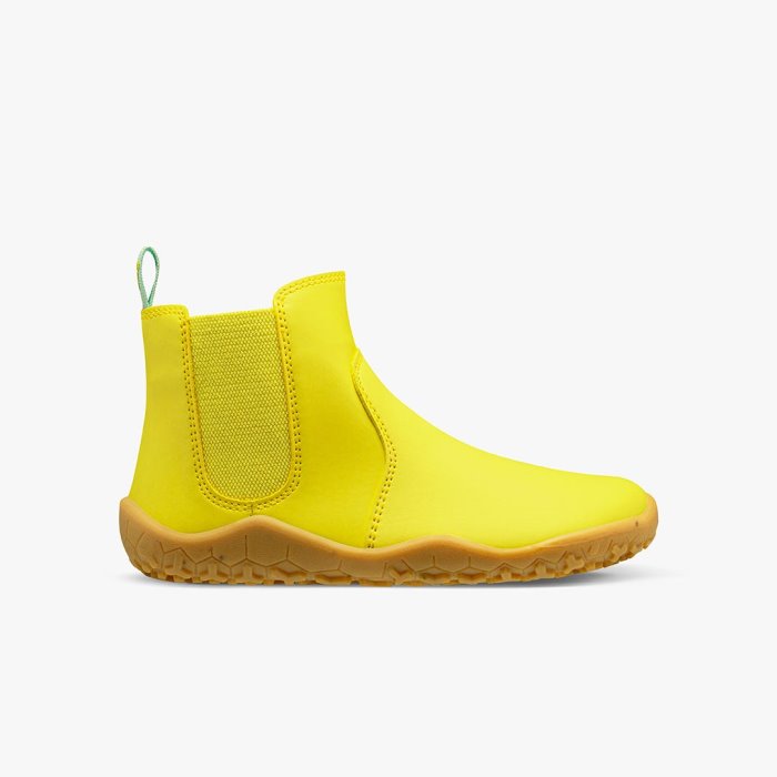 Vivobarefoot Fulham Rubber II Çocuk Chelsea Bot Sarı | UTJ052349