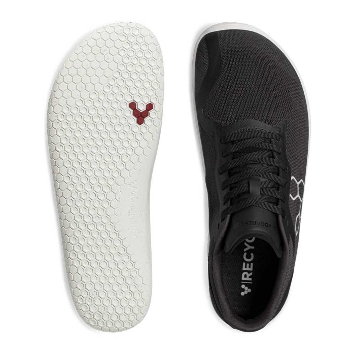 Vivobarefoot Geo Racer II Kadın Koşu Ayakkabısı Siyah | DTX923765
