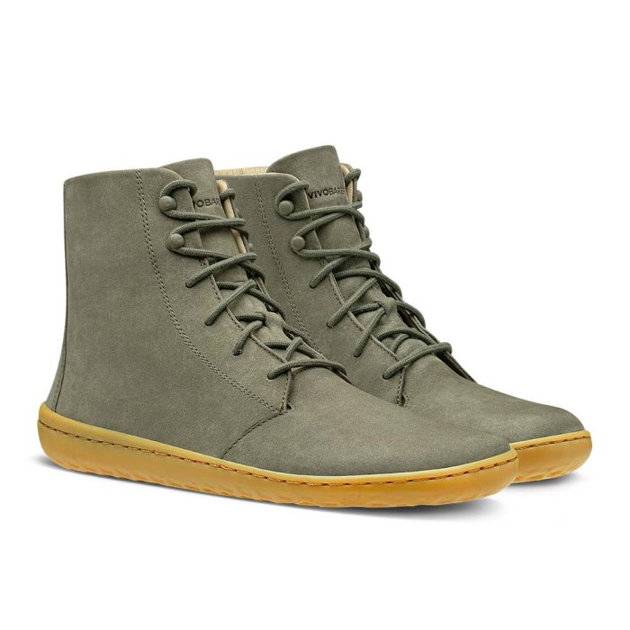 Vivobarefoot Gobi HI III Kadın Kışlık Ayakkabı Gri | NSE905216