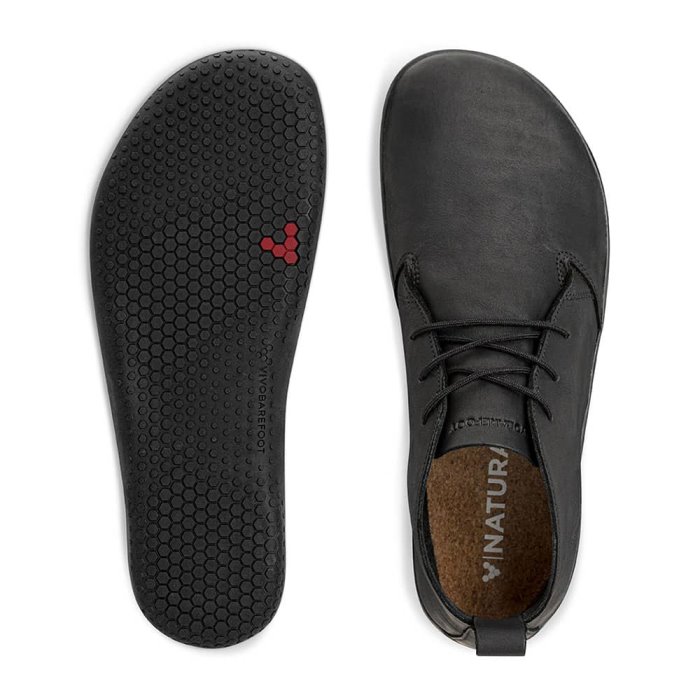 Vivobarefoot Gobi II Wild Hide Erkek Lifestyle Ayakkabı Siyah | PUD408792