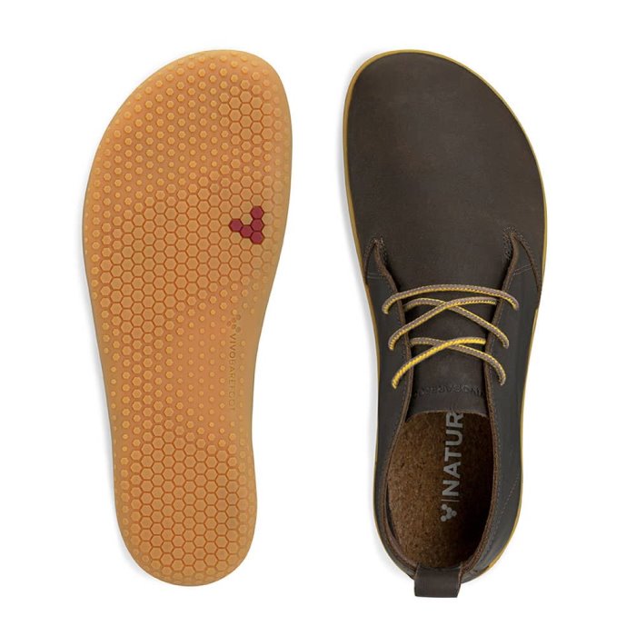Vivobarefoot Gobi II Wild Hide Erkek Lifestyle Ayakkabı Koyu Kahverengi | FDY045628