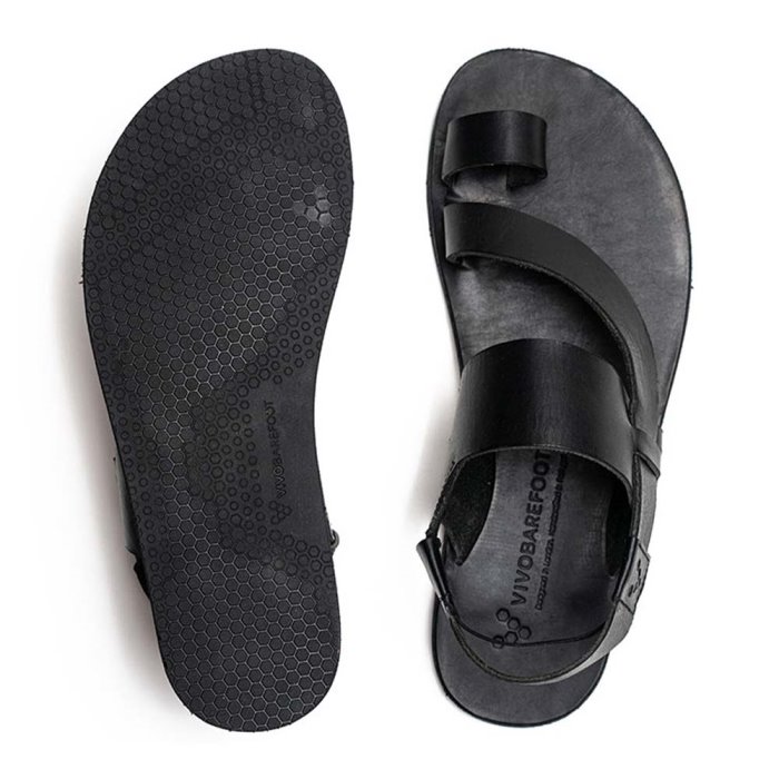 Vivobarefoot Kuru II Kadın Sandalet Siyah | WBO628349