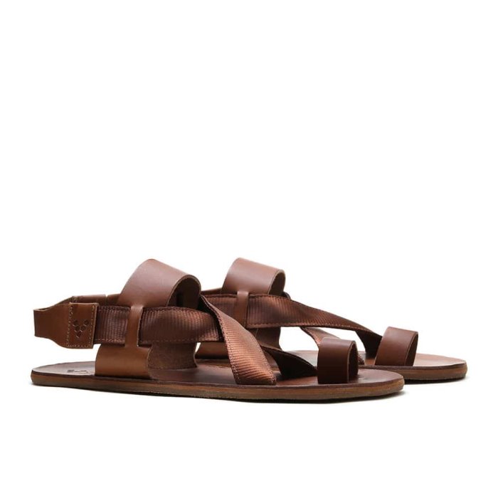 Vivobarefoot Kuru Sandal Kadın Sandalet Kahverengi | BWE670219
