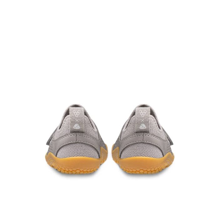 Vivobarefoot Primus Knit II Toddlers Çocuk Koşu Ayakkabısı Gri | VGM581436