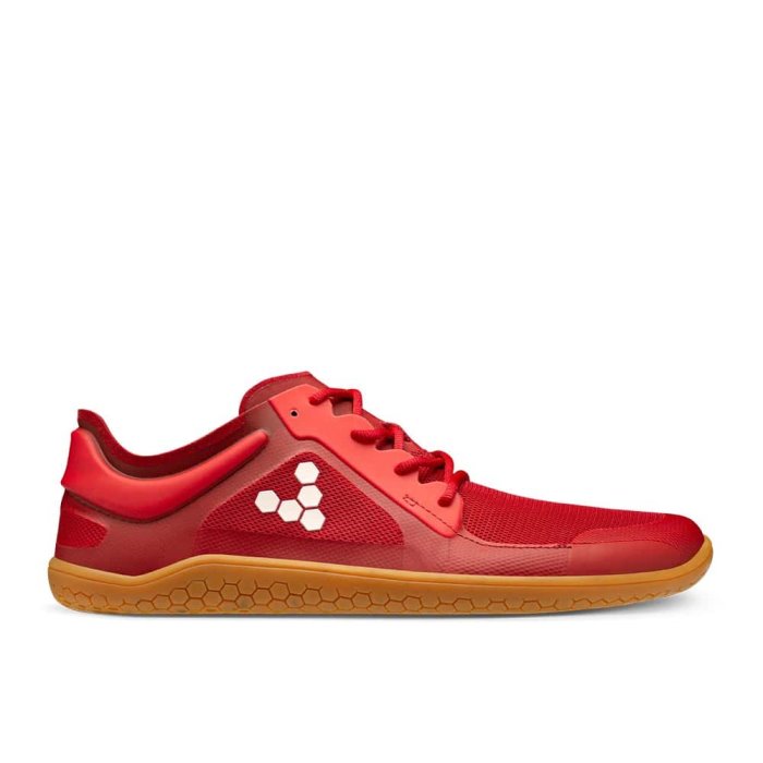 Vivobarefoot Primus Lite III Erkek Koşu Ayakkabısı Kırmızı | OCY679281