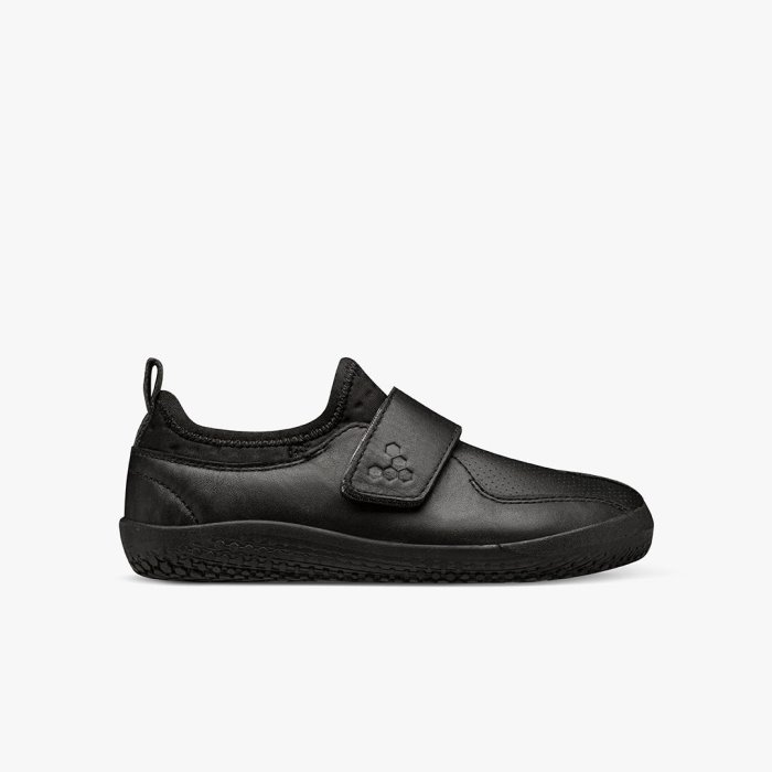 Vivobarefoot Primus School II Çocuk Spor Ayakkabı Siyah | VAC978132