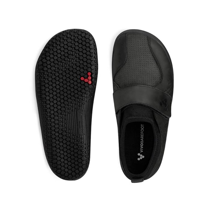 Vivobarefoot Primus School Çocuk Koşu Ayakkabısı Siyah | NJI492057