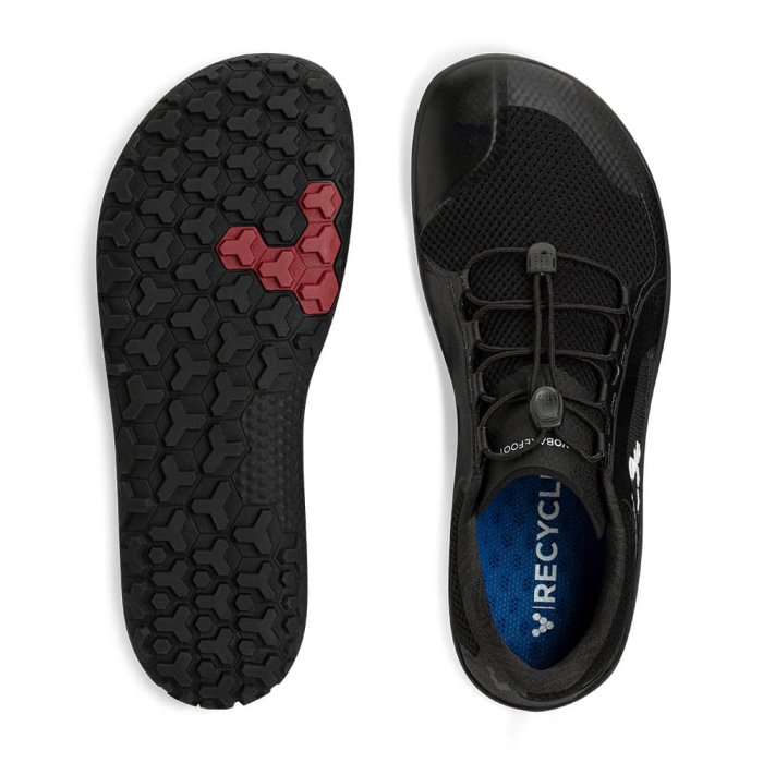 Vivobarefoot Primus Trail Firm Ground Erkek Koşu Ayakkabısı Siyah | LCM194623