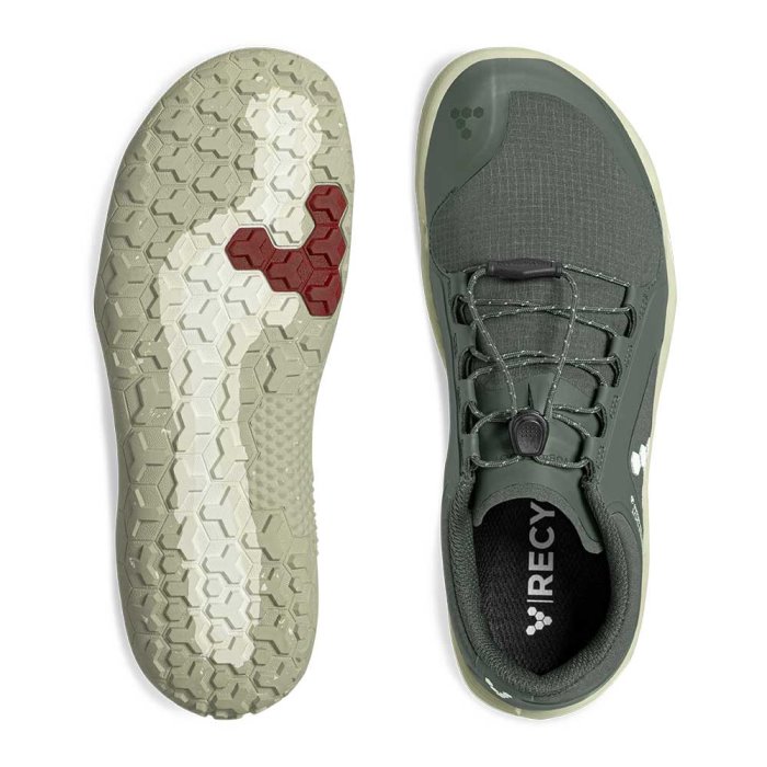 Vivobarefoot Primus Trail II All Weather Firm Ground Kadın Kışlık Ayakkabı Gri | DEY602438
