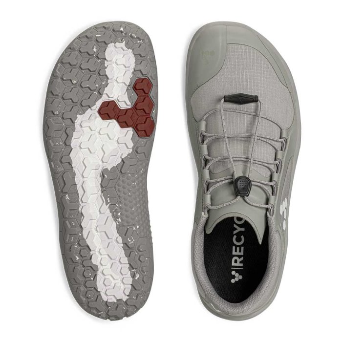 Vivobarefoot Primus Trail II All Weather Firm Ground Kadın Kışlık Ayakkabı Gri | LEW150469