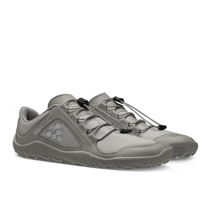 Vivobarefoot Primus Trail II All Weather Firm Ground Kadın Kışlık Ayakkabı Gri | LEW150469