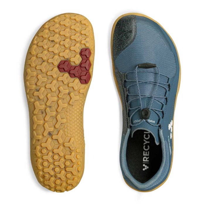 Vivobarefoot Primus Trail II Firm Ground 49 Erkek Koşu Ayakkabısı Mavi | OSG982475