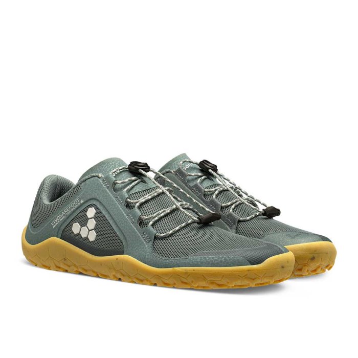 Vivobarefoot Primus Trail II Firm Ground Kadın Koşu Ayakkabısı Yeşil | UZK351270