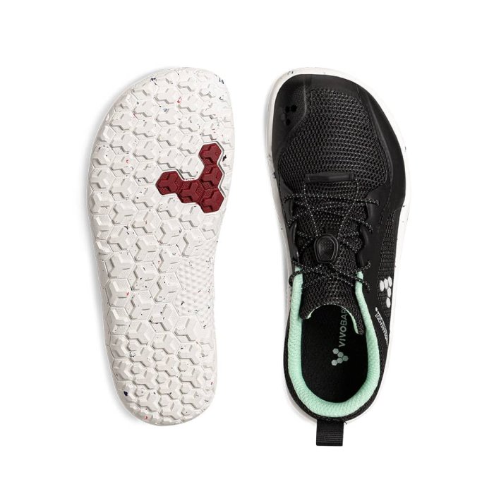 Vivobarefoot Primus Trail II Çocuk Yürüyüş Botu Siyah | EKP674038