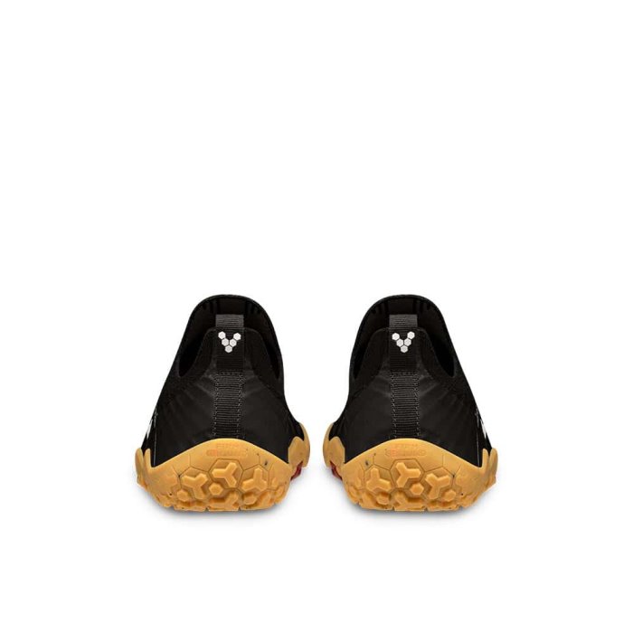 Vivobarefoot Primus Trail Knit Firm Ground Erkek Koşu Ayakkabısı Siyah | JLE408763