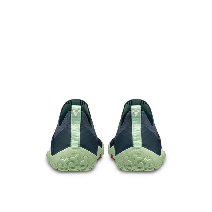 Vivobarefoot Primus Trail Knit Firm Ground Erkek Koşu Ayakkabısı Mavi | HDC413657
