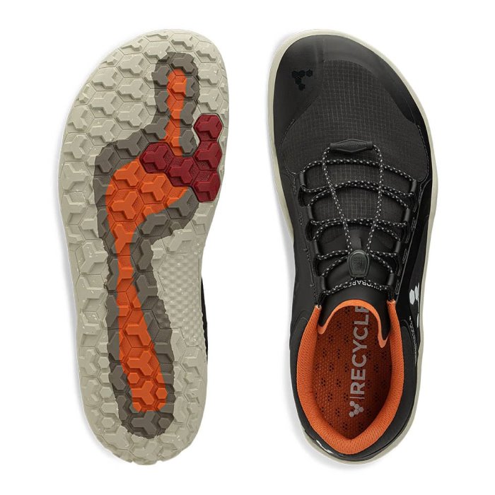 Vivobarefoot Primus Trail WX Firm Ground Erkek Kışlık Ayakkabı Siyah | KOS217693
