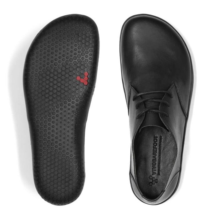 Vivobarefoot Ra Lux Erkek Bağcıklı Ayakkabı Siyah | YHX284093