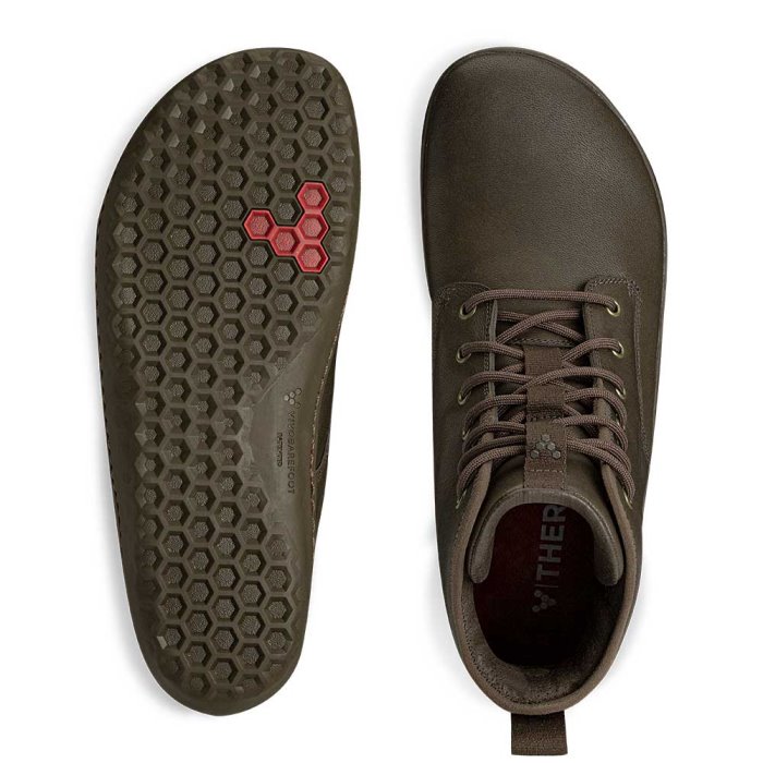 Vivobarefoot Scott II Erkek Bağcıklı Bot Kahverengi | EWH152498