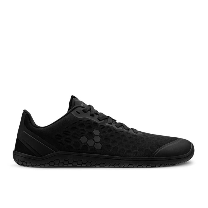 Vivobarefoot Stealth III Erkek Koşu Ayakkabısı Koyu Siyah | IPF816257