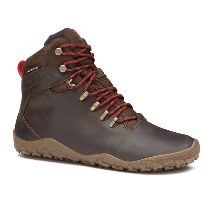 Vivobarefoot Tracker Firm Ground Kadın Yürüyüş Botu Koyu Kahverengi | DQL876425