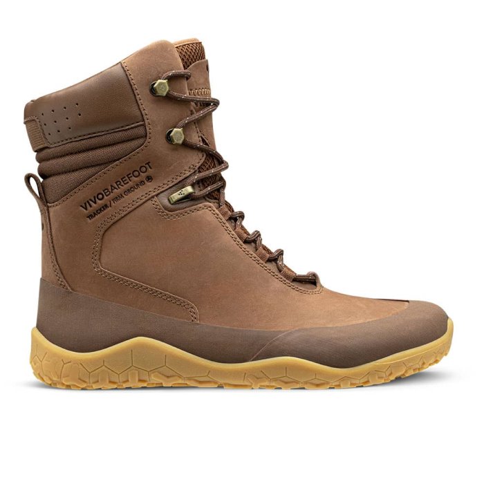 Vivobarefoot Tracker HI Firm Ground Kadın Kışlık Ayakkabı Kahverengi | MOX438205